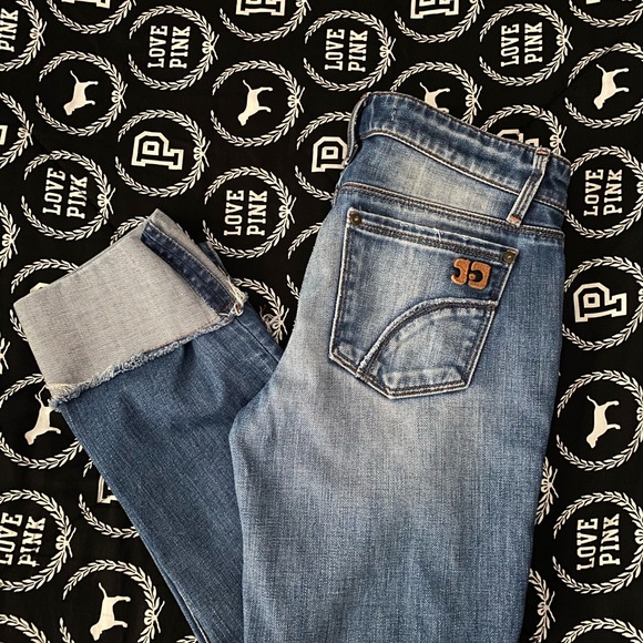 JOE’S DISTRESSED CROPPED STRAIGHT LEG JEANS - Picture 2 of 10